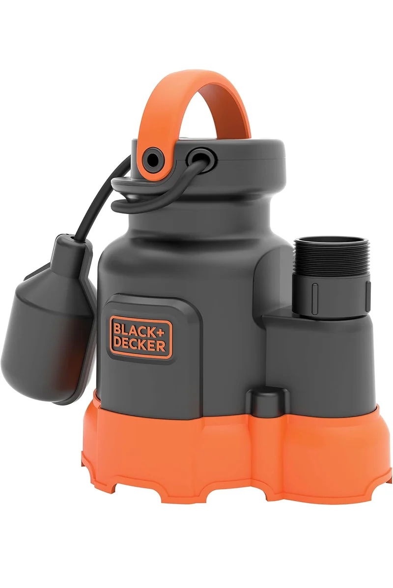 Black+Decker 1/3 HP Submersible Sump Pump, Pumps up to 2500 GPH