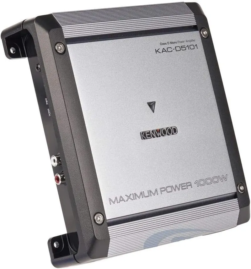 Kenwood KAC-D5101 1000W Max Power 4-Ohms Mono Amp Class D