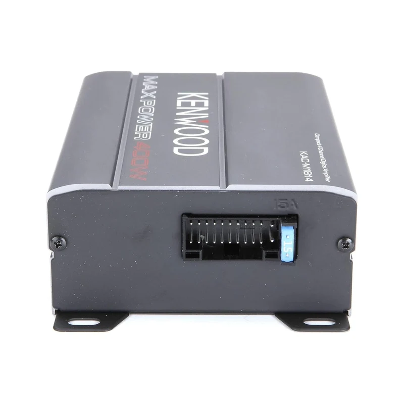 Kenwood KAC-M1814 4-Channel Compact Bridgeable Marine/Motorsports 400W Max Power Digital Amplifier