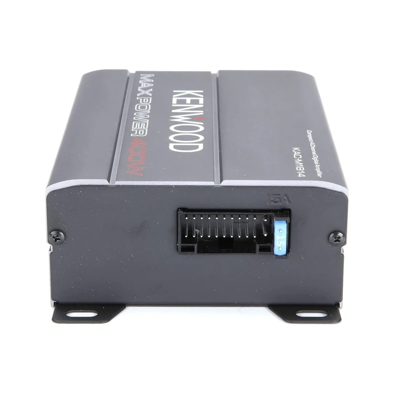 Kenwood KAC-M1814 4-Channel Compact Bridgeable Marine/Motorsports 400W Max Power Digital Amplifier