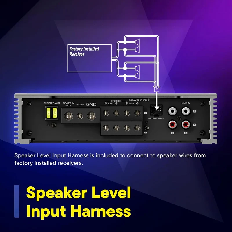 KENWOOD KAC-531 Class D Mono Power Amplifier – 1000W High-Efficiency Bass Amplifier with Adjustable Controls and Advanced Protection