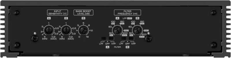 KENWOOD eXcelon X303-4 Class D 4-Channel Power Amplifier – High-Performance 600W Compact Amp with Adjustable Controls, Superior Sound Clarity, and Advanced Protection