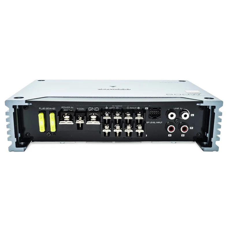 KENWOOD KAC-314-4-Channel Concert Series Car Stereo Amplifier with 50W x 4 @ 4ohms, 75W x 4 @ 2ohms, 600W Maximum Power