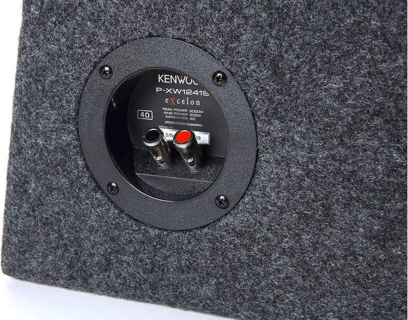 Kenwood P-XW1241S eXcelon 12" Preloaded Subwoofer Enclosure