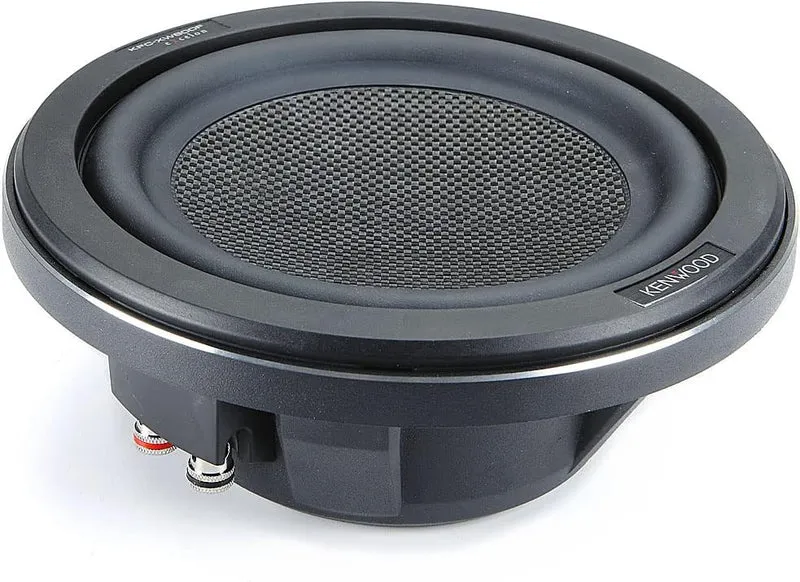 Kenwood EXcelon KFC-XW800F 600W Peak (150W RMS) 8" EXcelon Series Shallow-Mount Single 4 Ohm Slim Subwoofer