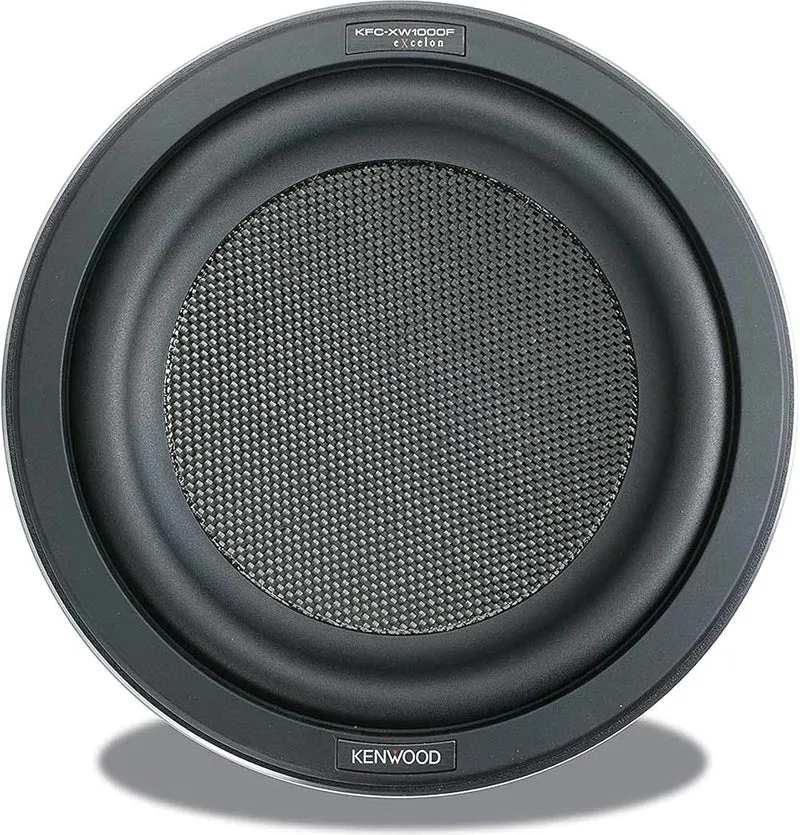 Kenwood Excelon KFC-XW1000F 10-Inch 1000 Watt Shallow Mount Car Subwoofer