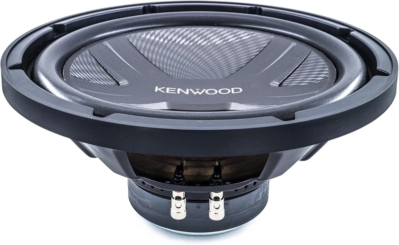 Kenwood KFC-W3041 Car Subwoofer - 2000 Watts Maximum Power, 12 Inch, Single 4 Ohm Voice Coil, Sold Individually