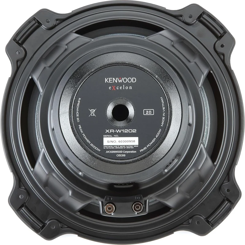 Kenwood XR-W1202 12" eXcelon Oversized Subwoofer