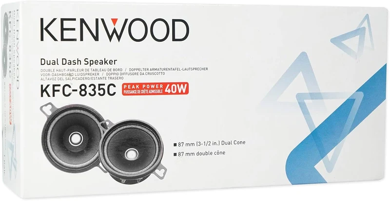 Kenwood KFC835C 3.5-Inch Round Car Speaker System