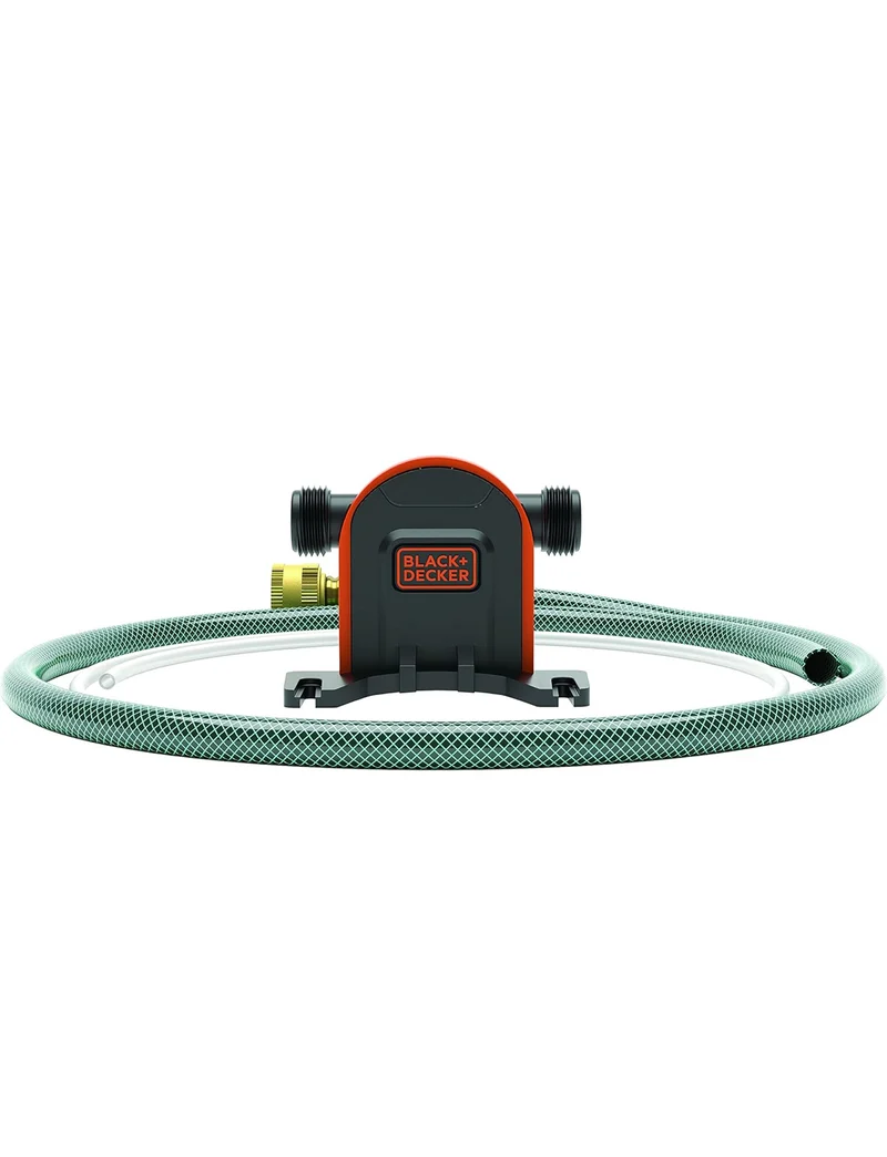 Black+Decker Drill Pump Kit with Intake and Discharge Hose, Pumps up to 225 GPH