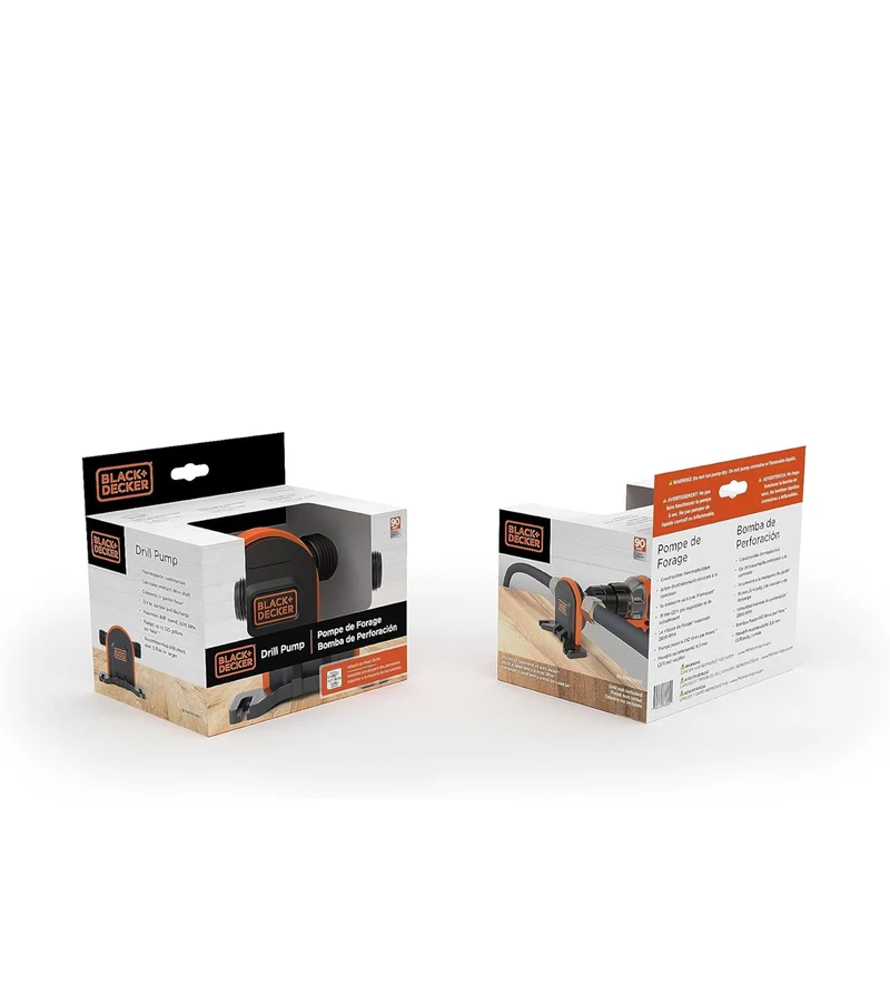 Black+Decker Drill Powered Pump, Transfers Non-Explosive or Non-Corrosive Liquids
