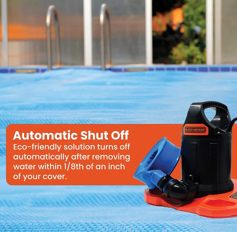BLACK+DECKER Cover Pump, 1500 GPH Automatic