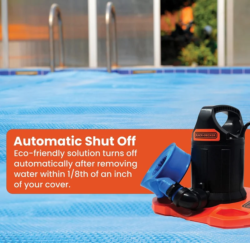 BLACK+DECKER Cover Pump, 1500 GPH Automatic