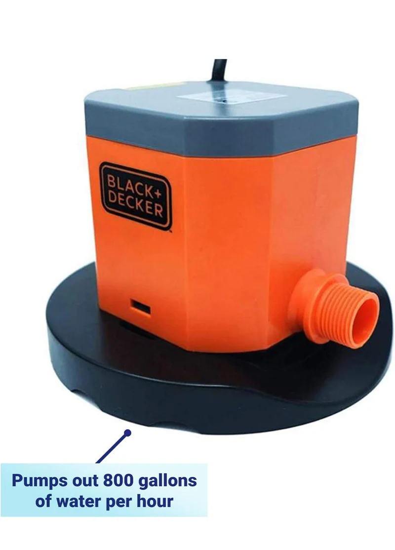 BLACK+DECKER Swimming Pool Cover Pump, 800 GPH Manual