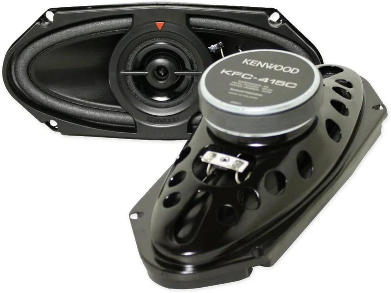 Kenwood KFC-415C 4x10-Inch 160W Two-way Custom-fit Car Audio Speakers - PAIR