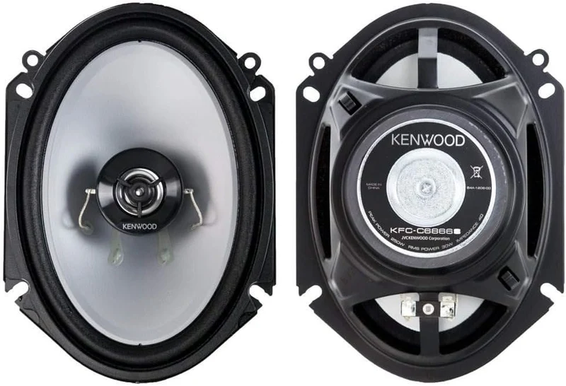 Kenwood KFC‑C6866S 6x8 2‑Way 250 Watt Car Stereo Speakers - Pair