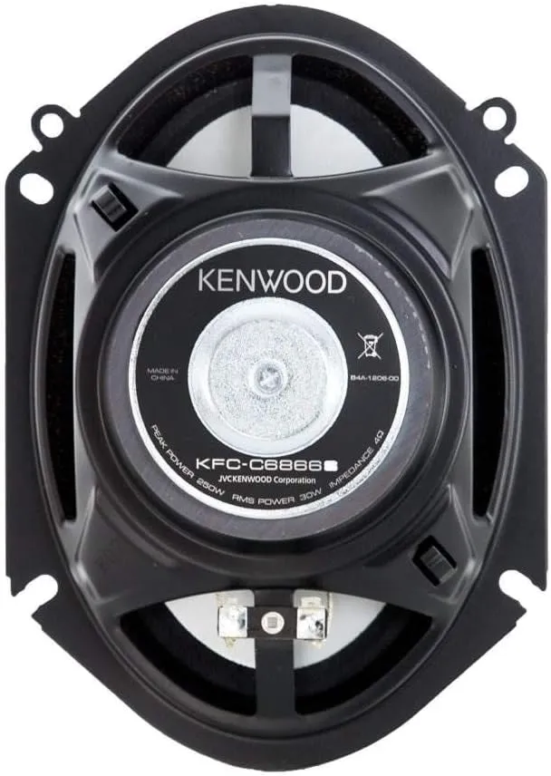 Kenwood KFC‑C6866S 6x8 2‑Way 250 Watt Car Stereo Speakers - Pair