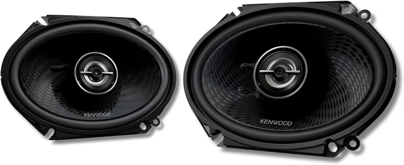 Kenwood KFC-C6898RS 6"x8" 2-Way Car Speakers – 360W Peak Power, Polypropylene Woofer Cone, Balanced Dome Tweeter, Acoustic Sound Harmonizer