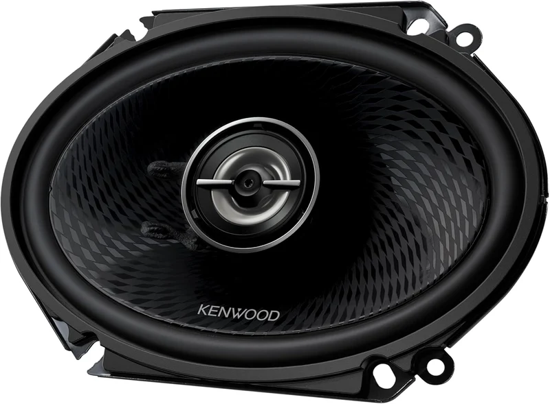 Kenwood KFC-C6898RS 6"x8" 2-Way Car Speakers – 360W Peak Power, Polypropylene Woofer Cone, Balanced Dome Tweeter, Acoustic Sound Harmonizer