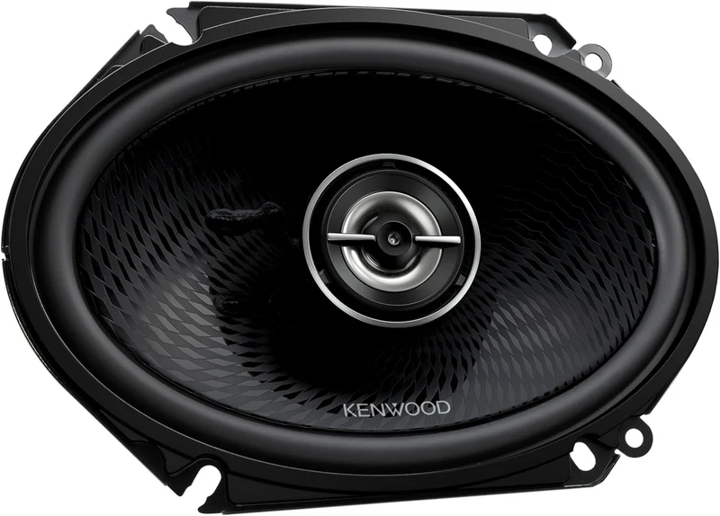 Kenwood KFC-C6898RS 6"x8" 2-Way Car Speakers – 360W Peak Power, Polypropylene Woofer Cone, Balanced Dome Tweeter, Acoustic Sound Harmonizer