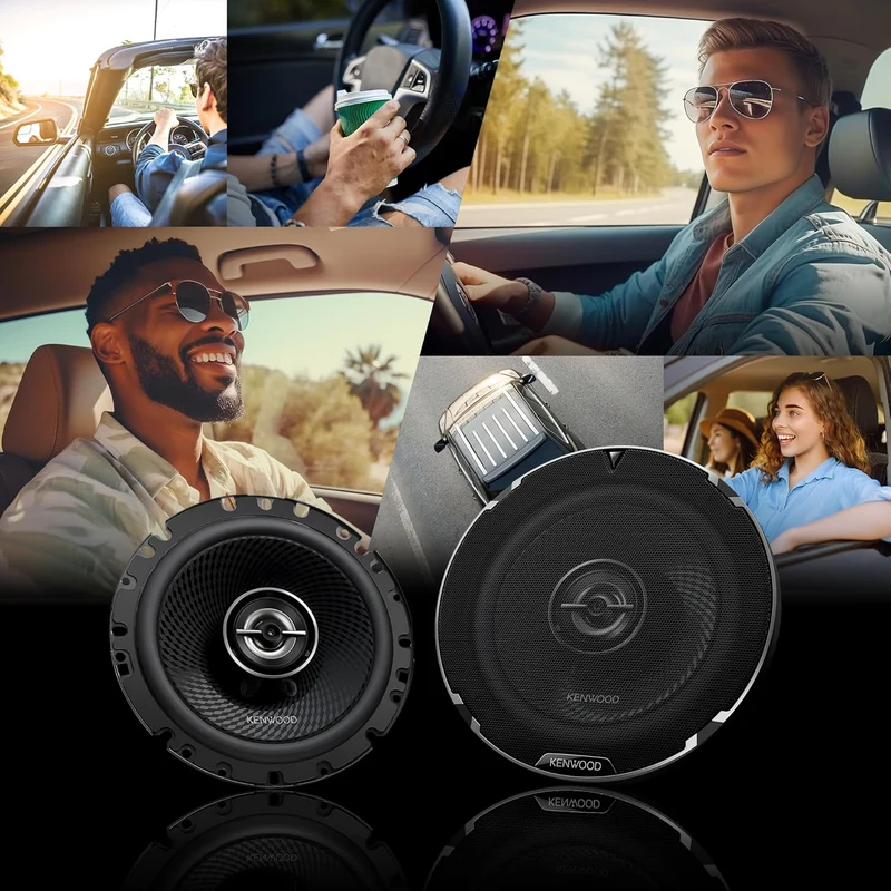 Kenwood KFC-C5798RS 5"x7" 2-Way Car Speakers – 320W Peak Power, Balanced Dome Tweeter, Acoustic Sound Harmonizer, Easy Installation