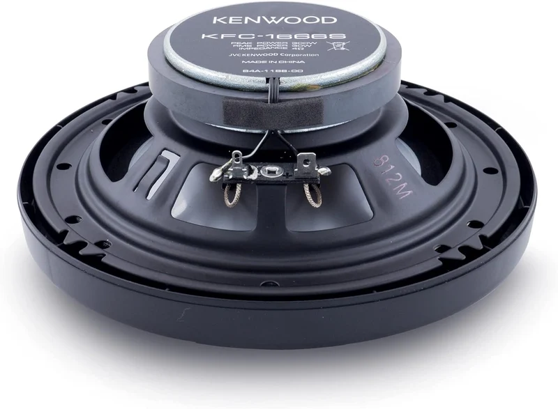 KENWOOD KFC-1666S Car Stereo Speaker 6-1/2" 2-Way Speakers with Powerful Sound and Easy Installation - Elevate Your Car Audio