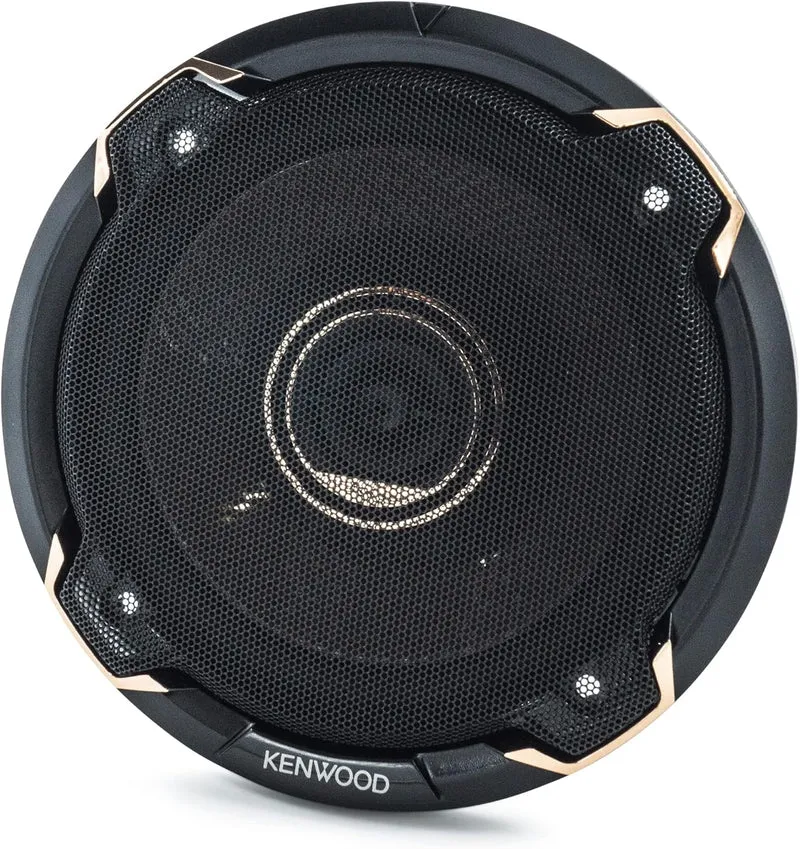 Kenwood KFC-651 Concert Series Car Speakers (Pair) - 6.5" 2-Way Speakers, 320W (100 RMS), 4-Ohm Impedance, Polypropylene Woofer & Balanced Dome Tweeter