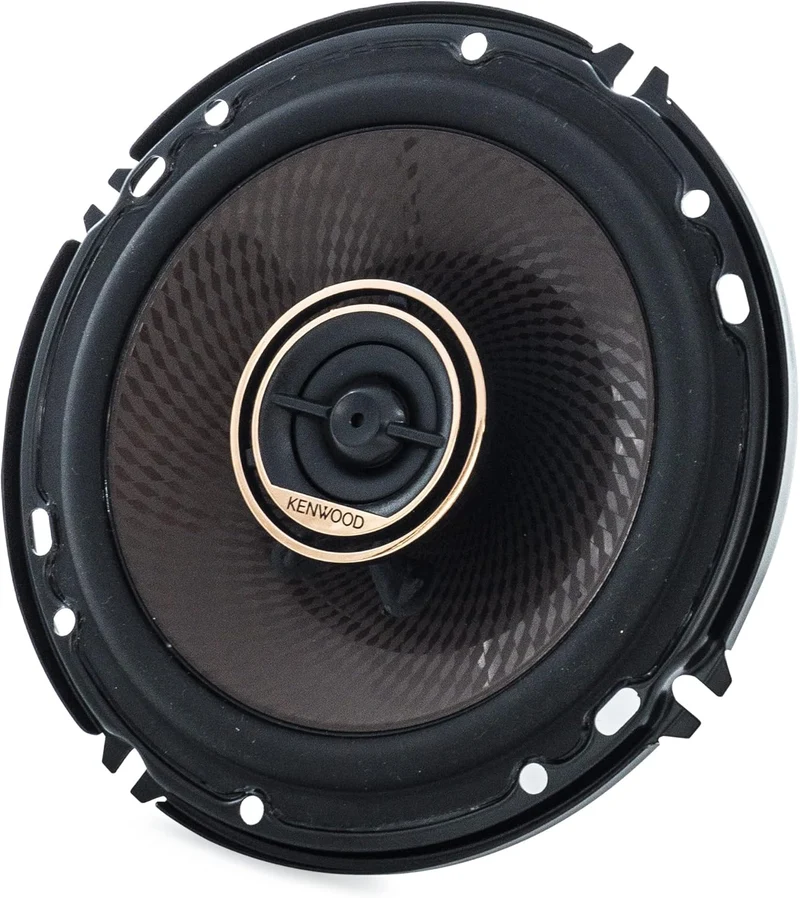 Kenwood KFC-651 Concert Series Car Speakers (Pair) - 6.5" 2-Way Speakers, 320W (100 RMS), 4-Ohm Impedance, Polypropylene Woofer & Balanced Dome Tweeter