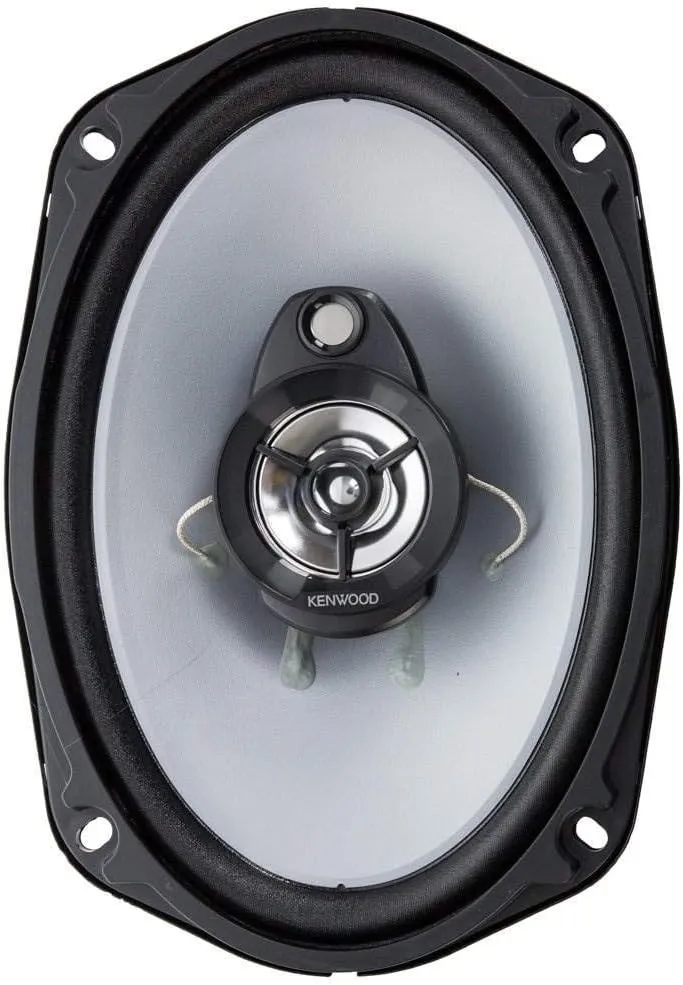 Kenwood KFC-6966S 6 x 9 Inch 400-Watt 3-Way Flush Mount Coaxial Car Speaker Easy Installation - Pair