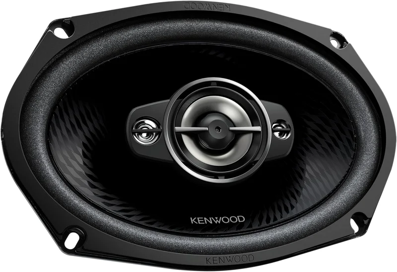 Kenwood KFC-6988RS 6" x 9" 4-Way Car Speakers – 670W Peak Power, Polypropylene Woofer Cone, Balanced Dome Tweeter, Acoustic Sound Harmonizer