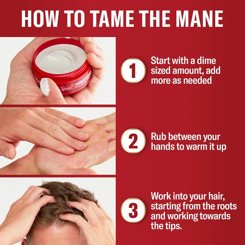 Old Spice Hair Pomade for Men, Medium Hold, Low Shine, Hair Styling (Twin Pack)