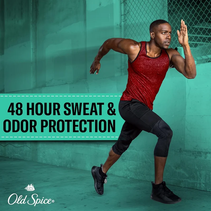 Old Spice Antiperspirant Deodorant For Men, High Endurance, 24/7 Sweat Defense & Odor Protection - Pure Sport Scent (Pack of 2)
