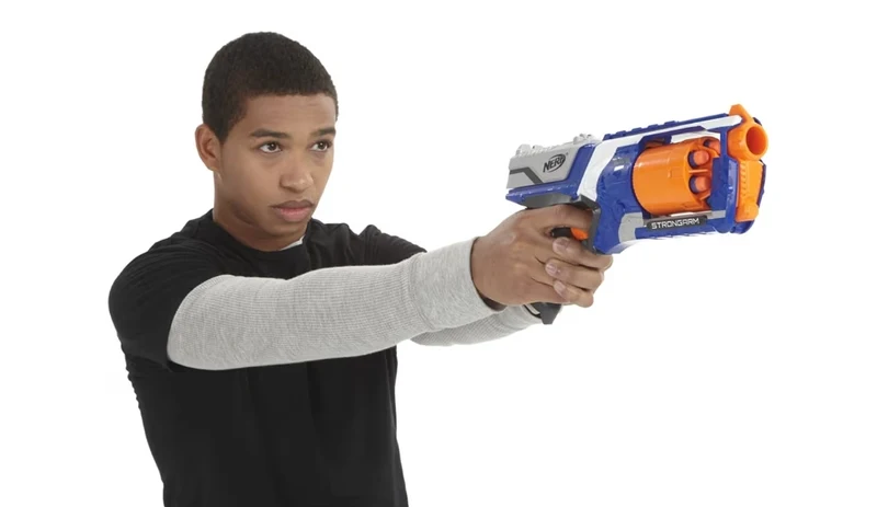 NERF N Strike Elite Strongarm Toy Blaster w/ Rotating Barrel