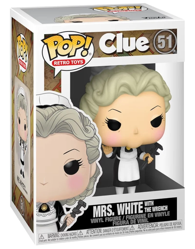 Funko Pop! Retro Toys: Clue - Mrs. White with Wrench