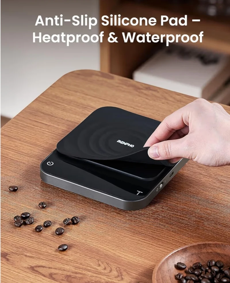 Smart Coffee Scale w/ Timer and Flow Rate Indicator and Body Measuring Tape