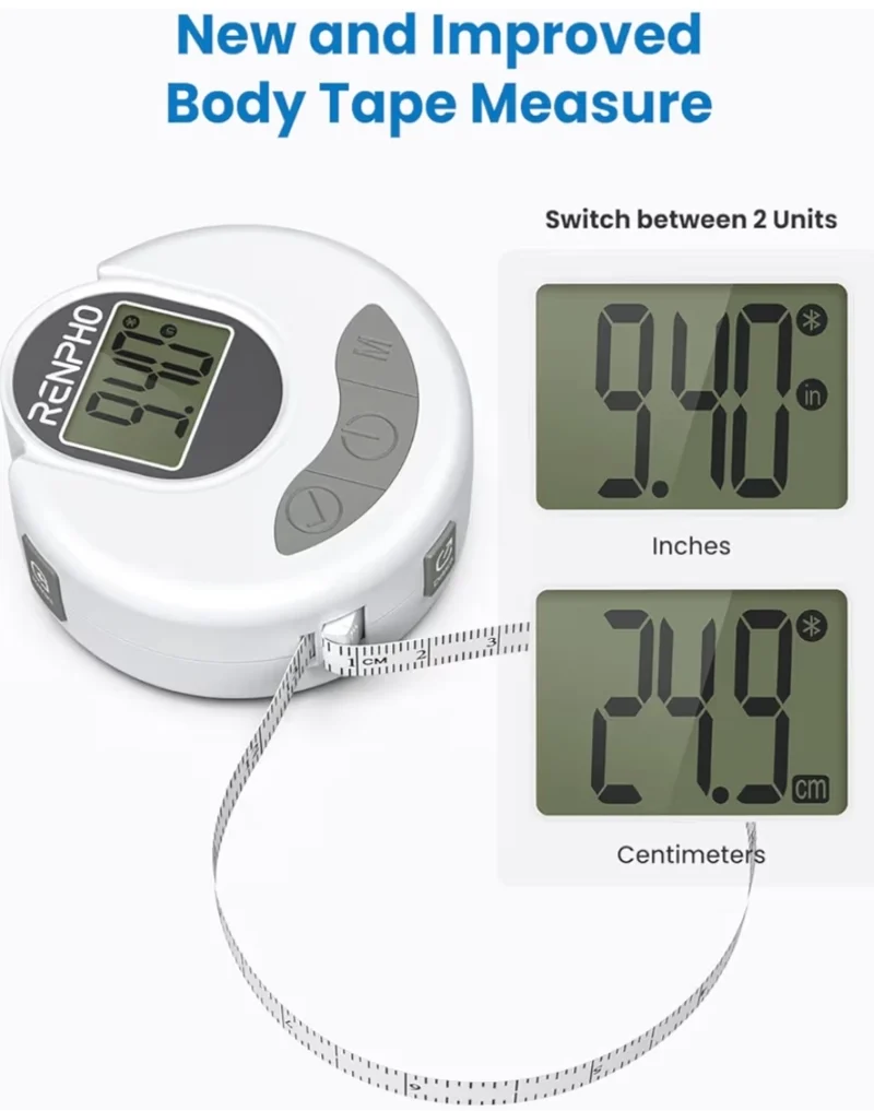 Food Scale with Nutritional Calculator, RENPHO Body Measuring Tape