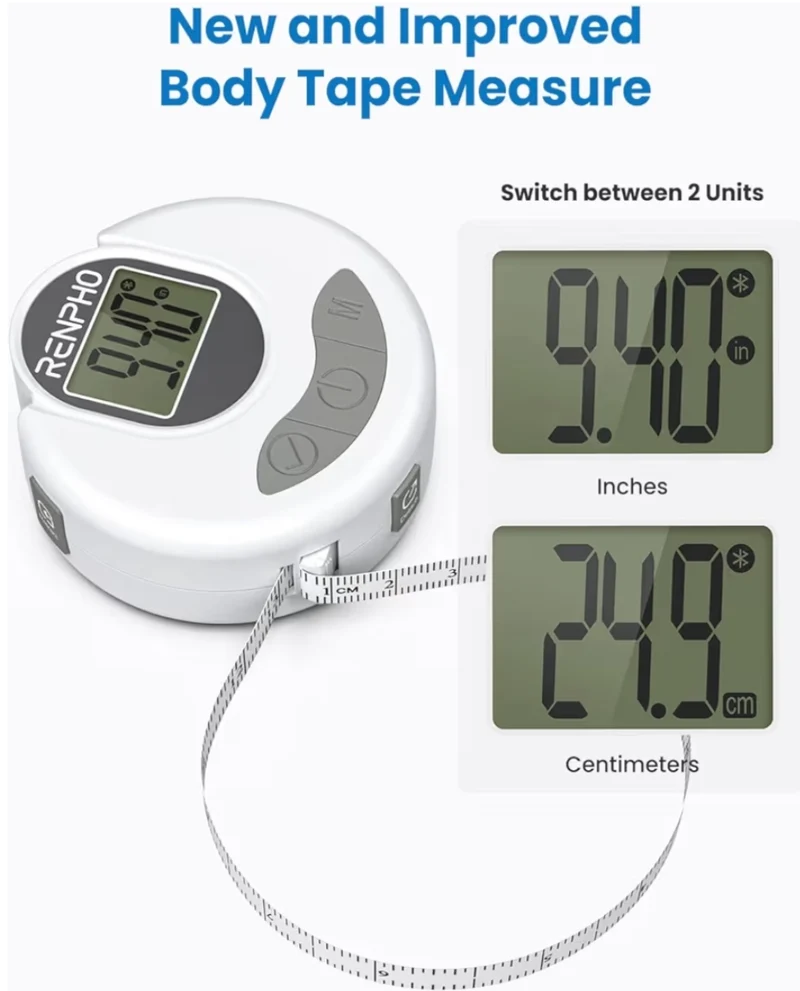 Smart Food Scale with Nutritional Calculator and Body Measuring Tape