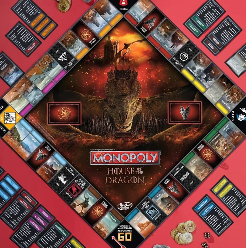 Monopoly House of the Dragon Edition Board Game - Based on the Hit TV Series (Strategy Games)