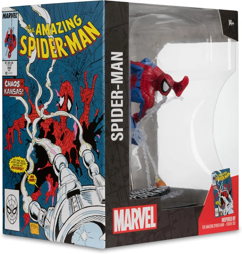 McFarlane Toys - Marvel Spider-Man Scale Collectible with Scene (The Amazing Spider-Man )