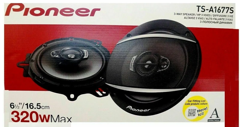 PIONEER 6.5-INCH 6-1/2" CAR AUDIO 3-WAY COAXIAL SPEAKERS ( 1 PAIR )