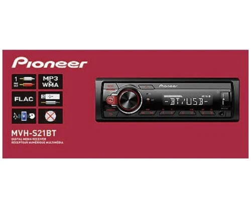PIONEER SINGLE DIN Bluetooth USB MP3 Auxiliary AM/FM ANDROID Compatible - NEW