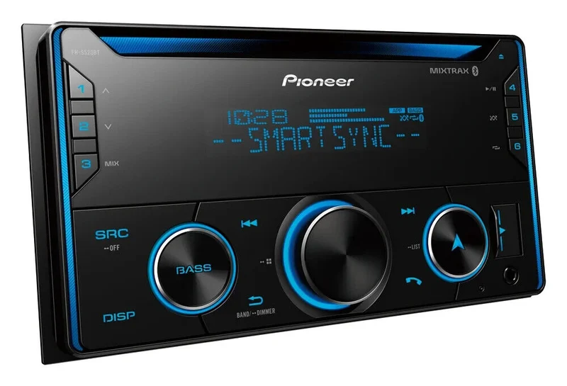 Pioneer FH Series Double DIN CD Receiver with Bluetooth and Amazon Alexa