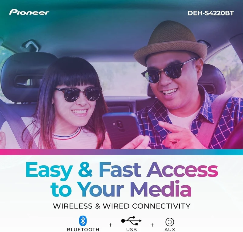DEHS4220BT Pioneer ALEXA BuiltIN Bluetooth Works Pandora Spotify Iphone Android