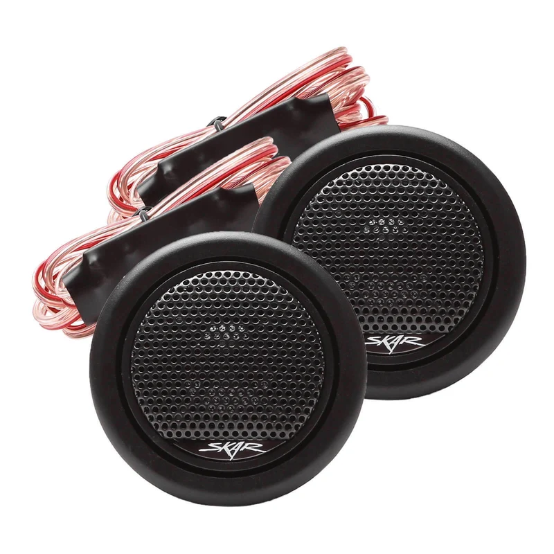NEW SKAR AUDIO TWS-01 1-INCH 240W MAX POWER SILK DOME NEODYMIUM TWEETERS - PAIR