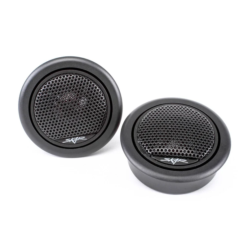 NEW SKAR AUDIO TWS-01 1-INCH 240W MAX POWER SILK DOME NEODYMIUM TWEETERS - PAIR
