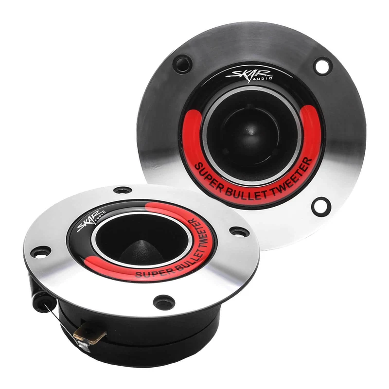 NEW SKAR AUDIO VX175-ST 1.75-INCH 400 WATT ALUMINUM BULLET SUPER TWEETERS - PAIR