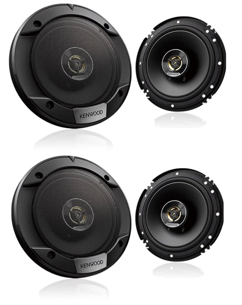 Kenwood KFC-S1666 300w 6.5" 2-Way Car Audio Door Coaxial Speakers 2 PAIRS