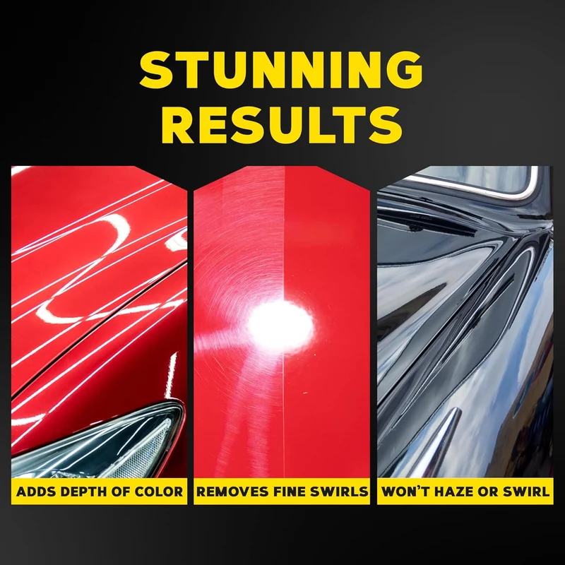 Meguiar's Mirror Glaze Ultra Finishing Polish for Impeccable Shine Removes Defects and Swirls for a High Gloss (8 Oz)