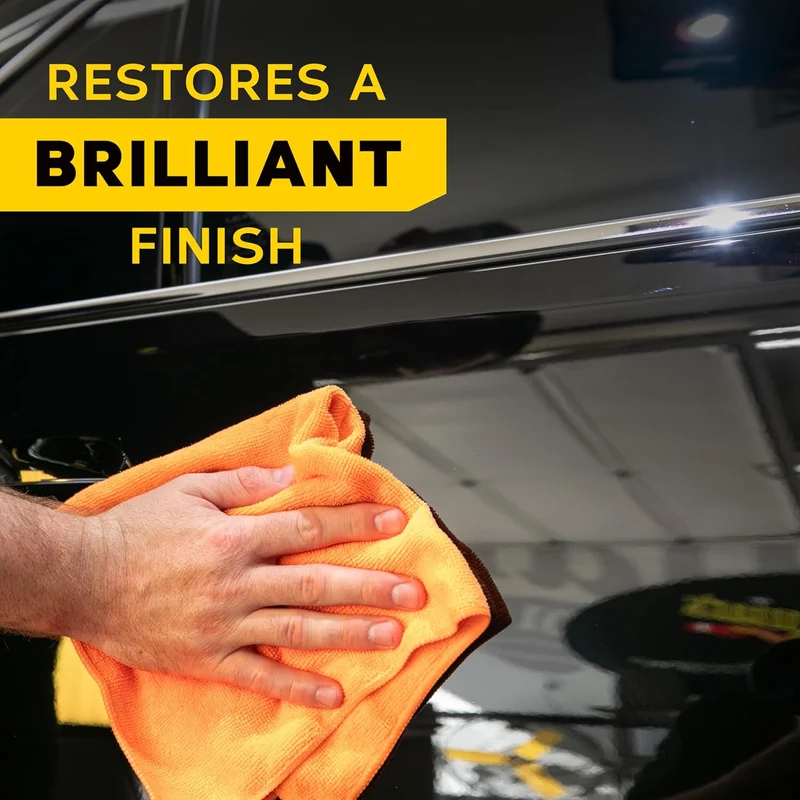 Meguiar’s Quik Scratch Eraser Kit, Car Scratch Remover for Fixing Surface Blemishes, Includes ScratchX, Drill-Mounted Pad, and Microfiber Towell