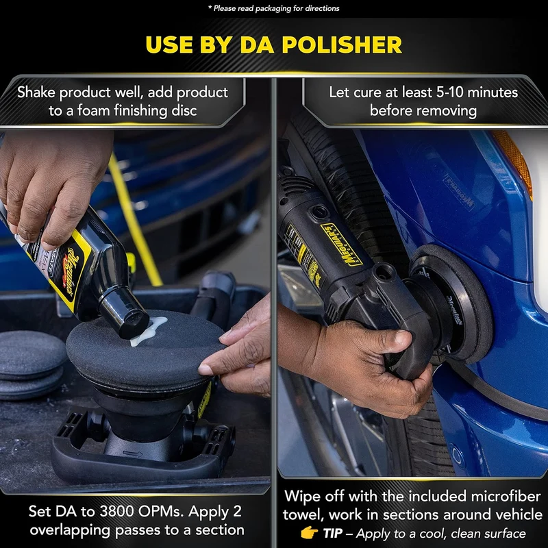 Meguiar's Ultimate Liquid Wax Formula for Durable Protection that Shines, Premium Towel and Applicator Pad Car Accessories (16 Oz)